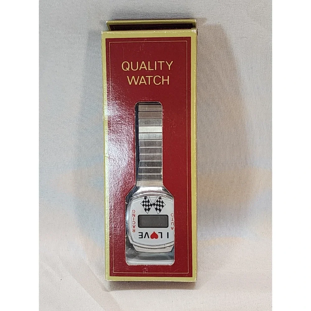🔥Quality Watch‎ Stainless Back I ❤️ 🏁 Nascar Racing Watch New In Box!! 🔥